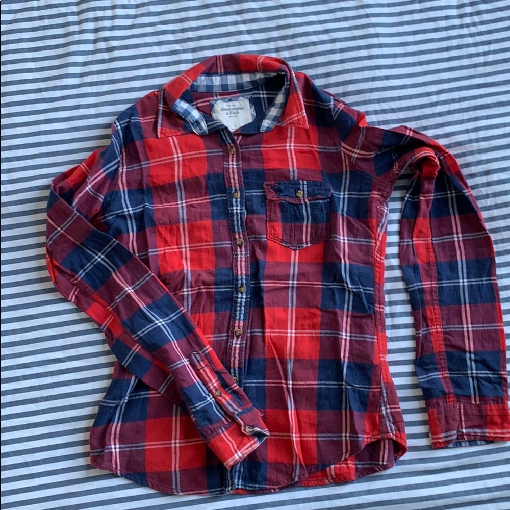 Abercrombie long sleeve flannel